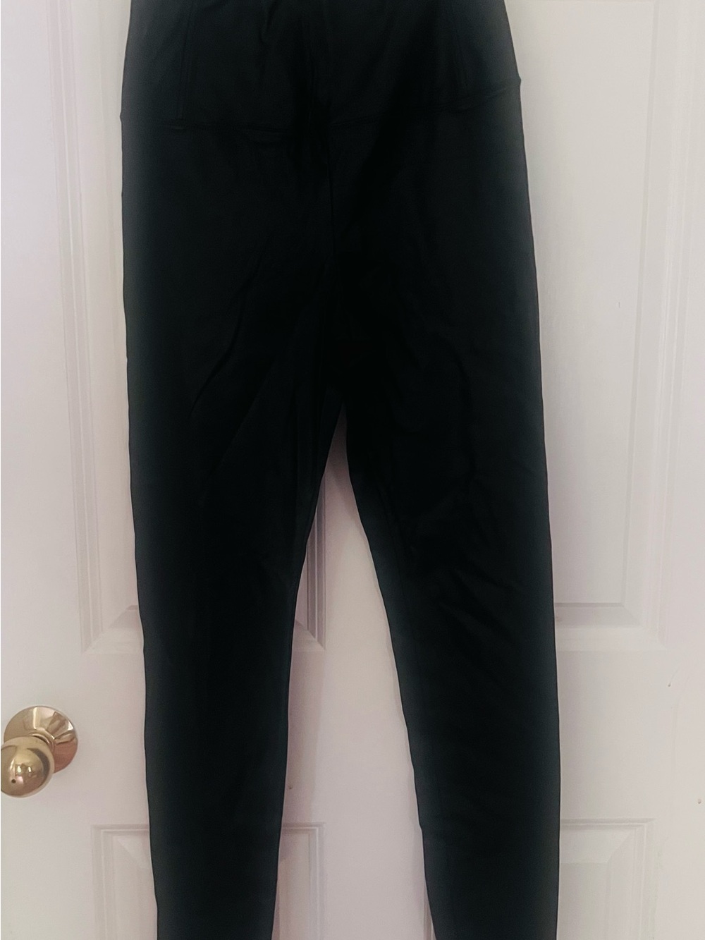 Women’s vegan leather leggings